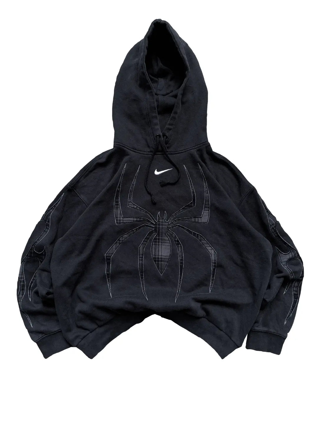 Unisex Black N x S hoodie.