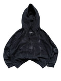 Unisex Black N x S hoodie.