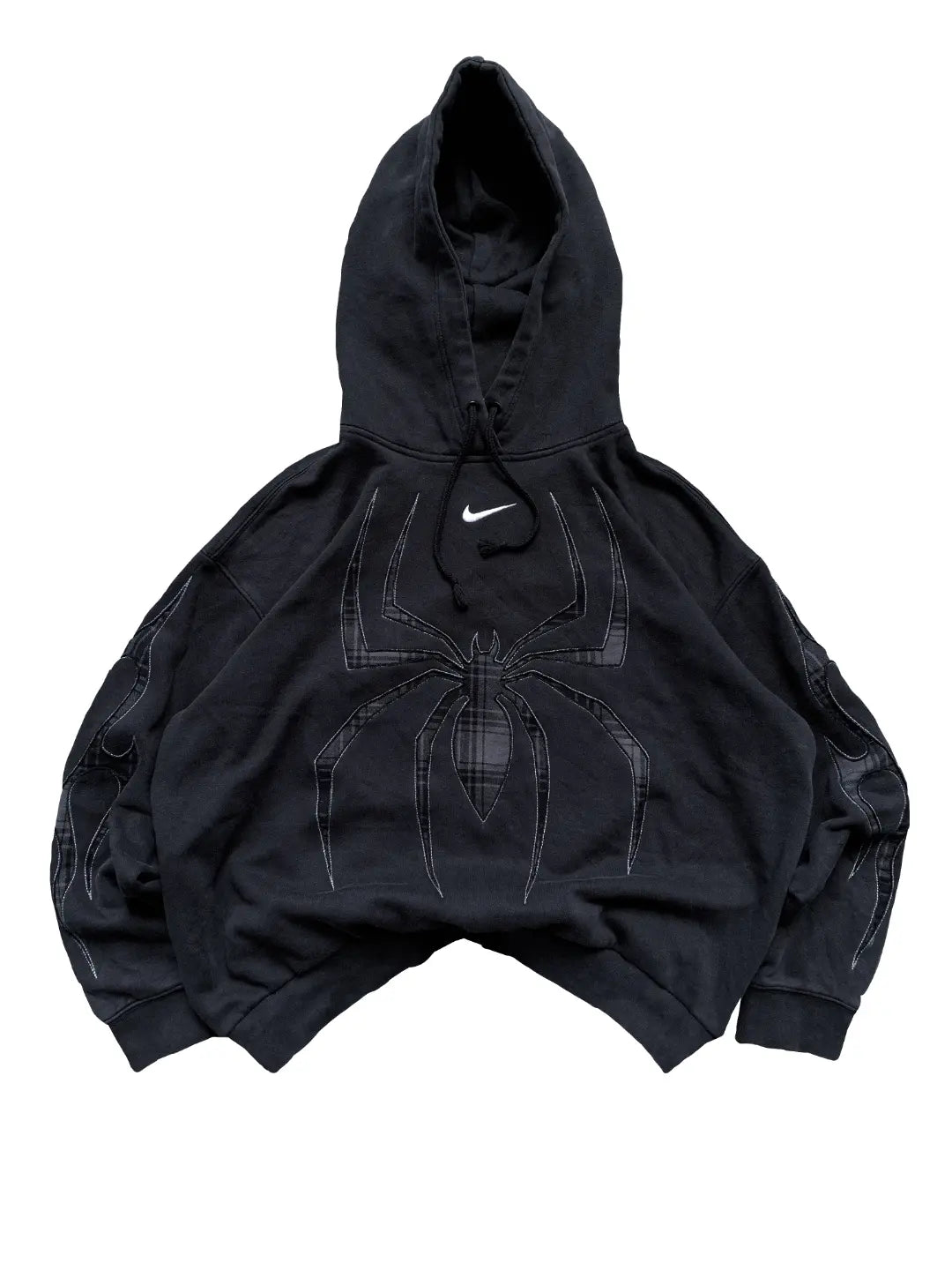 Unisex Black N x S hoodie.