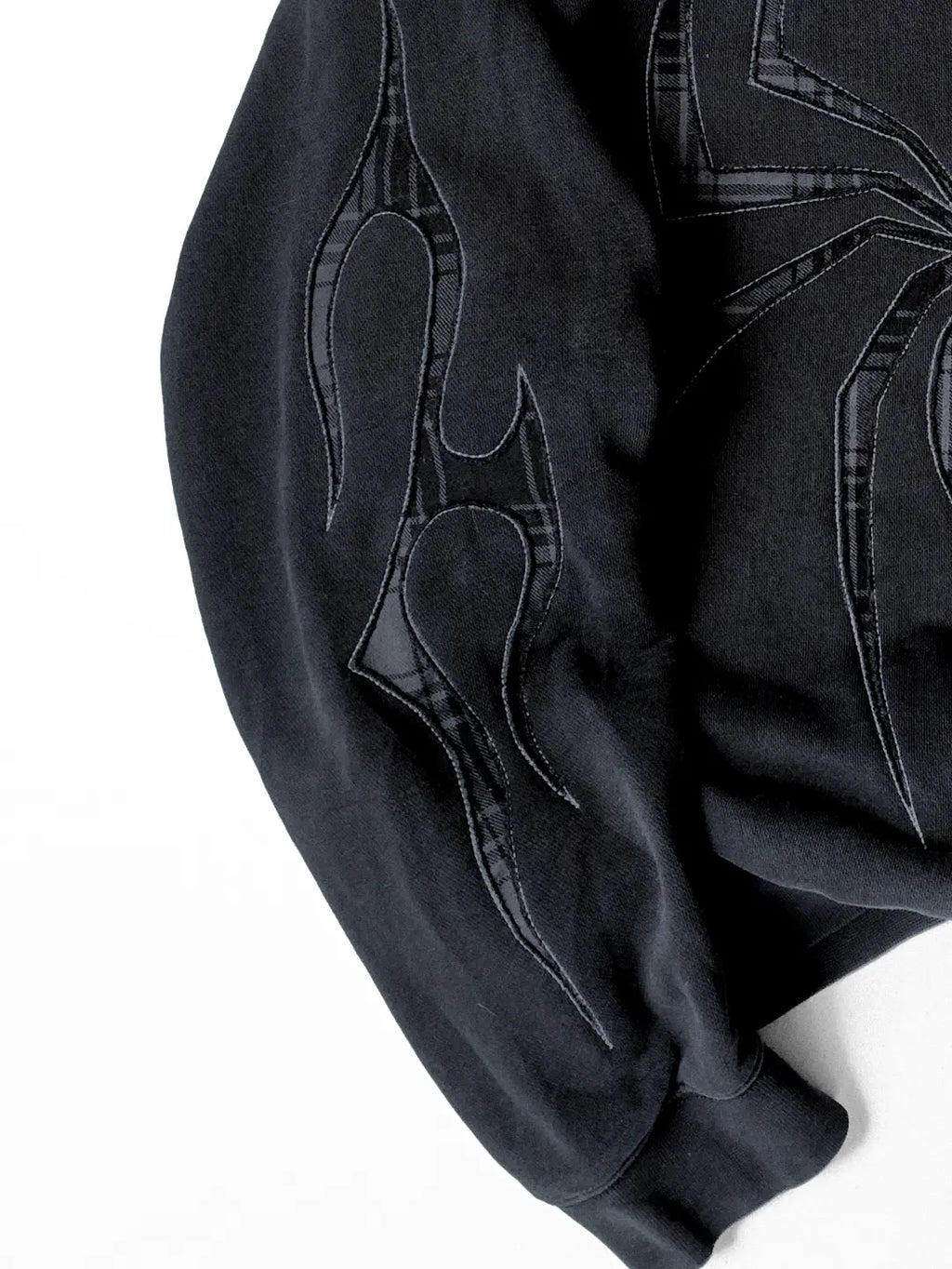 Unisex Black N x S hoodie.