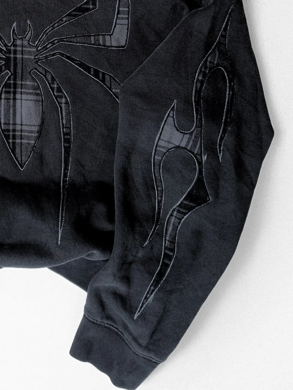 Unisex Black N x S hoodie.