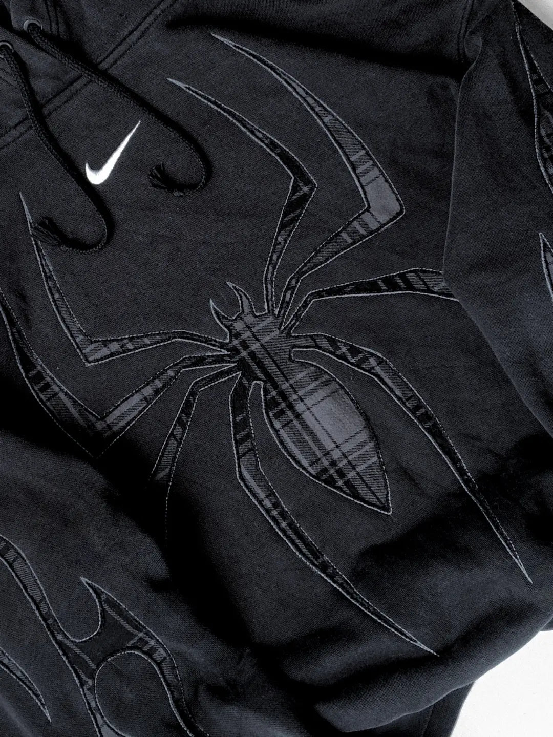Unisex Black N x S hoodie.