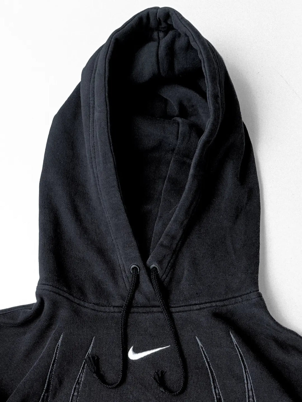 Unisex Black N x S hoodie.